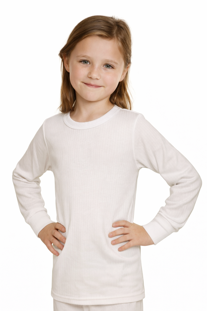 Octave® Girls Thermal Underwear Long-Sleeved Vest