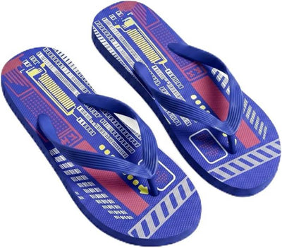 OCTAVE Mens Flip Flops - Techno Design  - Blue