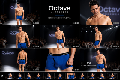 Octave® Mens Designer Boxer Shorts - Pack of 2