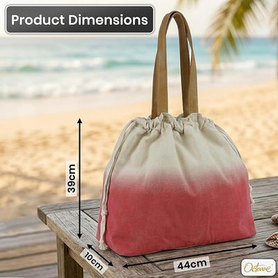 OCTAVE Ladies Summer Beach Bags - Ombre Effect
