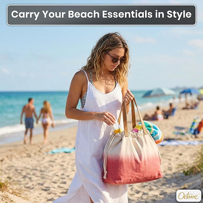 OCTAVE Ladies Summer Beach Bags - Ombre Effect