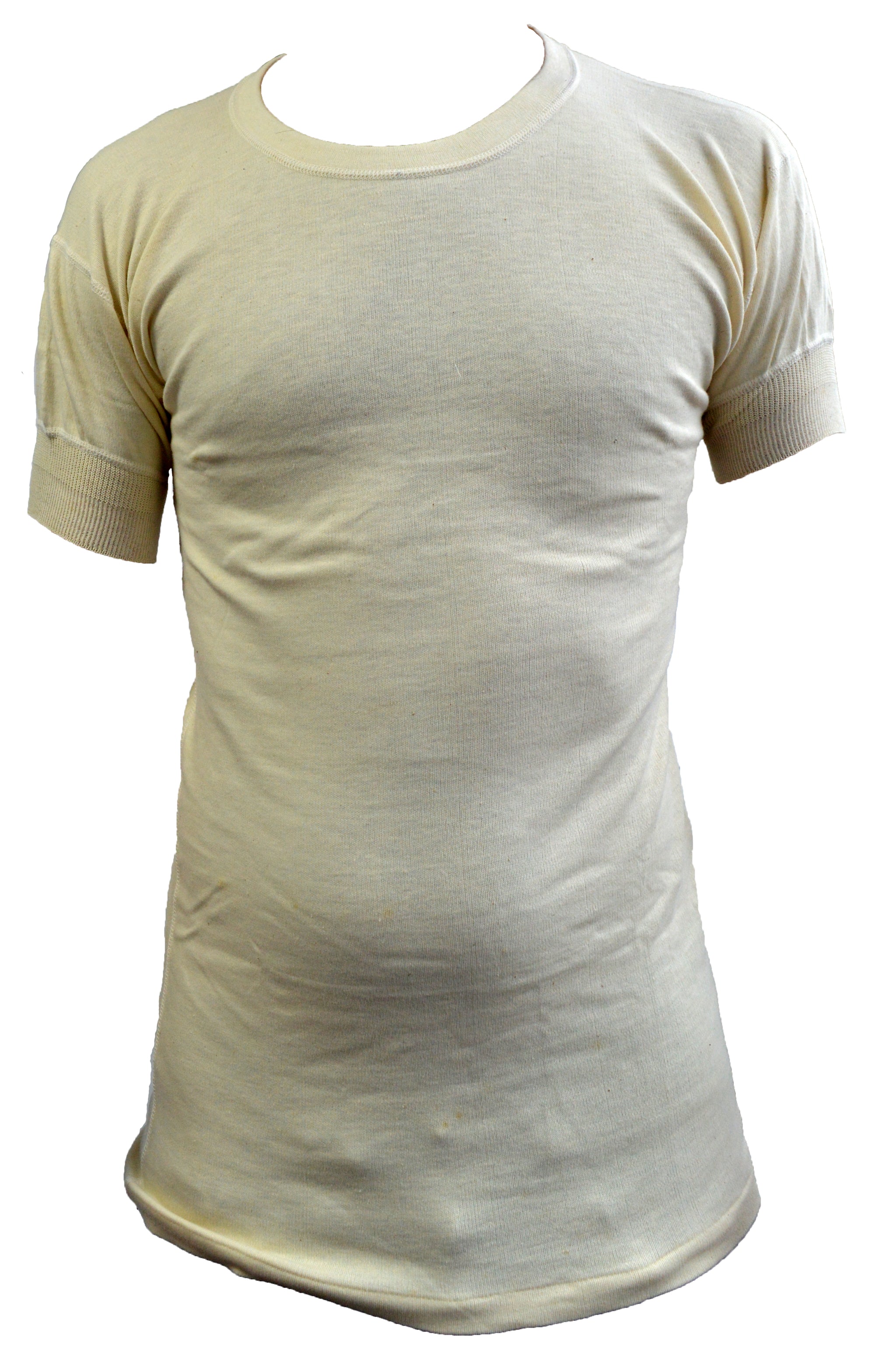 Mens Vintage Grandad Vests Round Neck Short Sleeve British Thermals