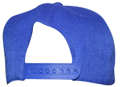 OCTAVE Unisex Baseball Cap Hat - Plastic Snap Strap Closure - Blue