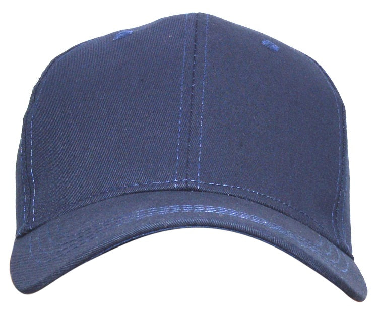 OCTAVE Unisex Baseball Cap Hat - Curved Peak Adjustable Metal Buckle - Navy