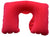 Red travel pillow
