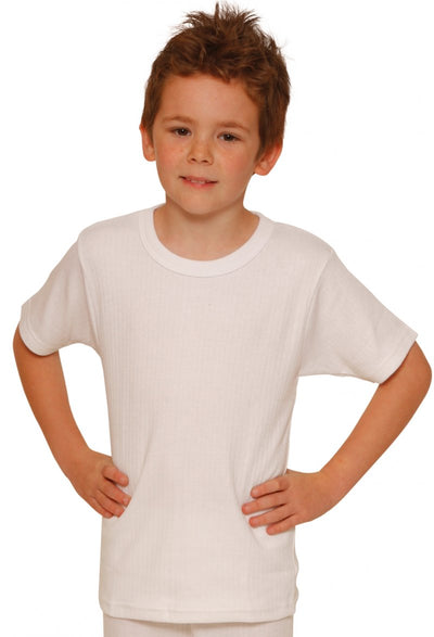 Octave® Boys Thermal Underwear Short-Sleeved Vest