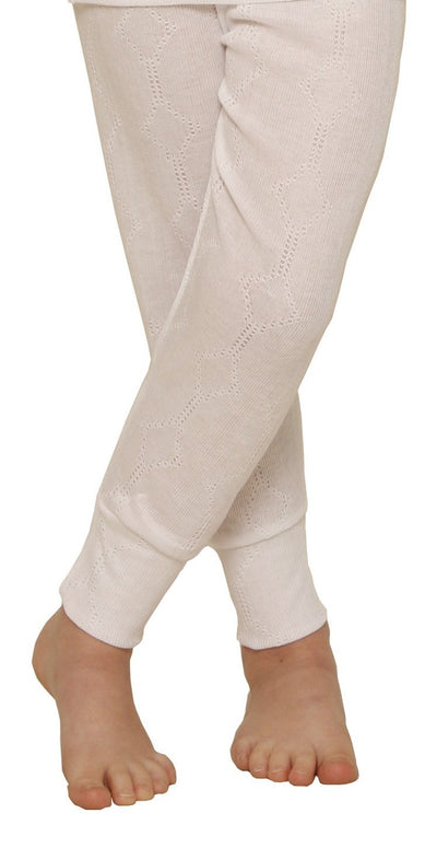 Octave® Girls Thermal Underwear Fancy Knit Long Jane