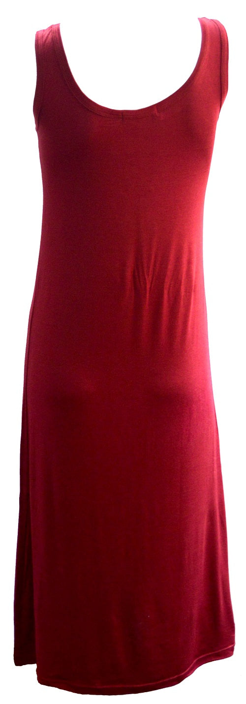 OCTAVE Ladies Maxi Dress - Red