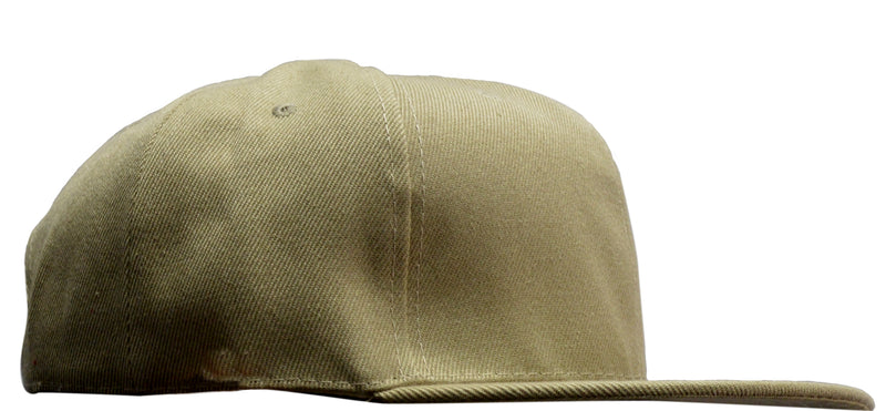 OCTAVE Unisex Baseball Cap Hat - Plastic Snap Strap Closure - Stone
