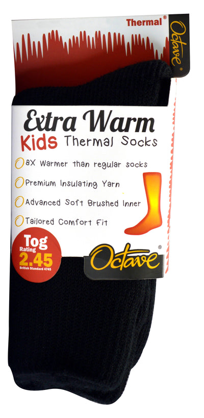 OCTAVE® Kids Extra Warm Thermal Socks - 2.45 TOG - 1 Pair