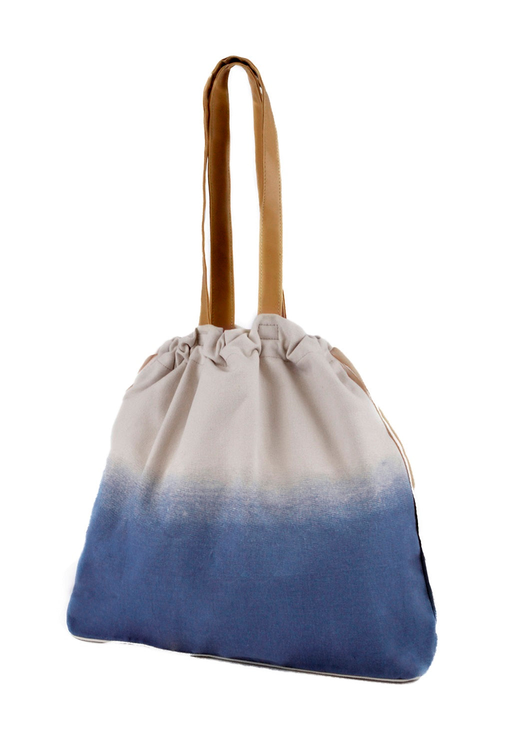 Ladies blue beach bag