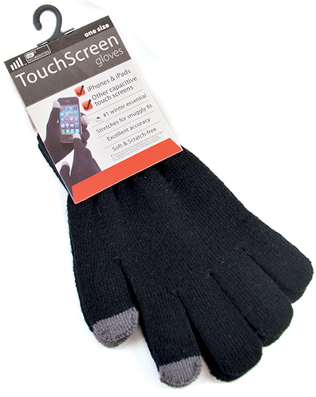 OCTAVE Ladies Black Touch Screen Gloves
