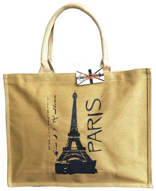 OCTAVE Ladies Summer Beach Tote Handbag - Paris Design