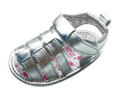 Girls silver on sale gladiator sandals