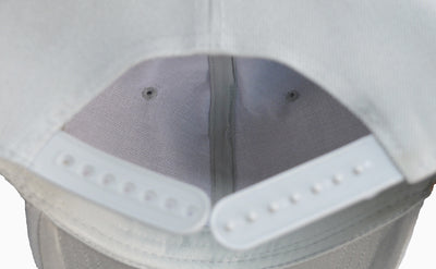 OCTAVE Unisex Baseball Cap Hat - Plastic Snap Strap Closure - Grey