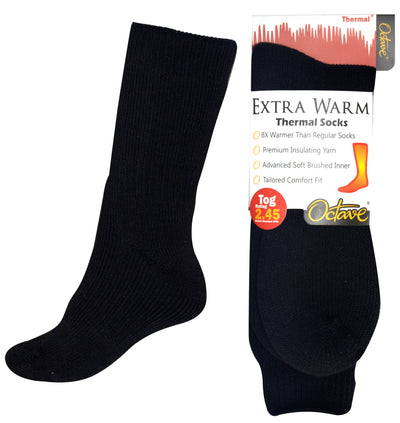 OCTAVE Mens Extra Warm Thermal Socks - 2.45 TOG