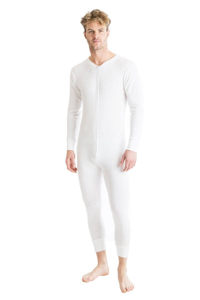 Octave® Adult Unisex Thermal Underwear All-In-One Zip Back Flap Union Suit