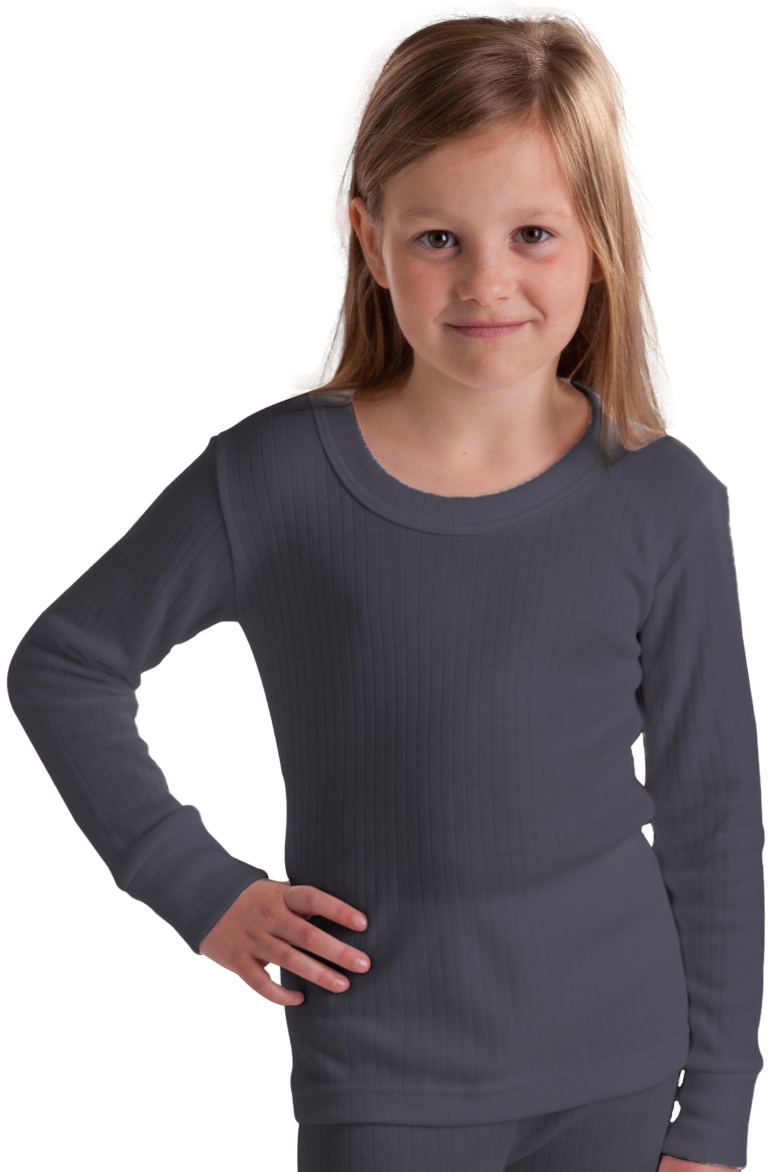 Girls Thermal Underwear - Short/Long Sleeve Top and Long Pants