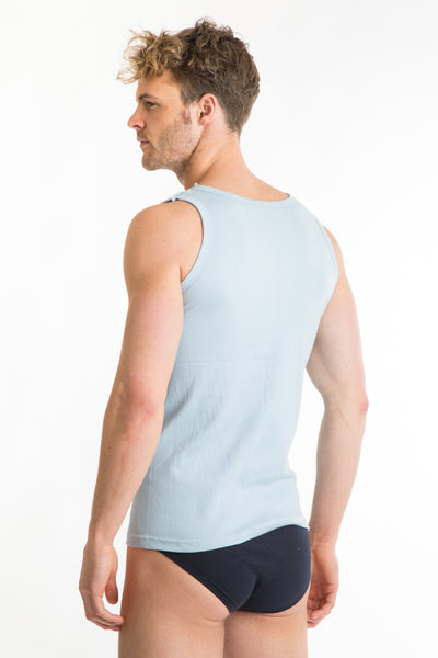 Octave® Pack of 3 Mens 100% Cotton Coloured Vests