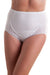 Pack of 3 : Passionelle® Womens White Tunnel Mama Briefs With Embroidery Design