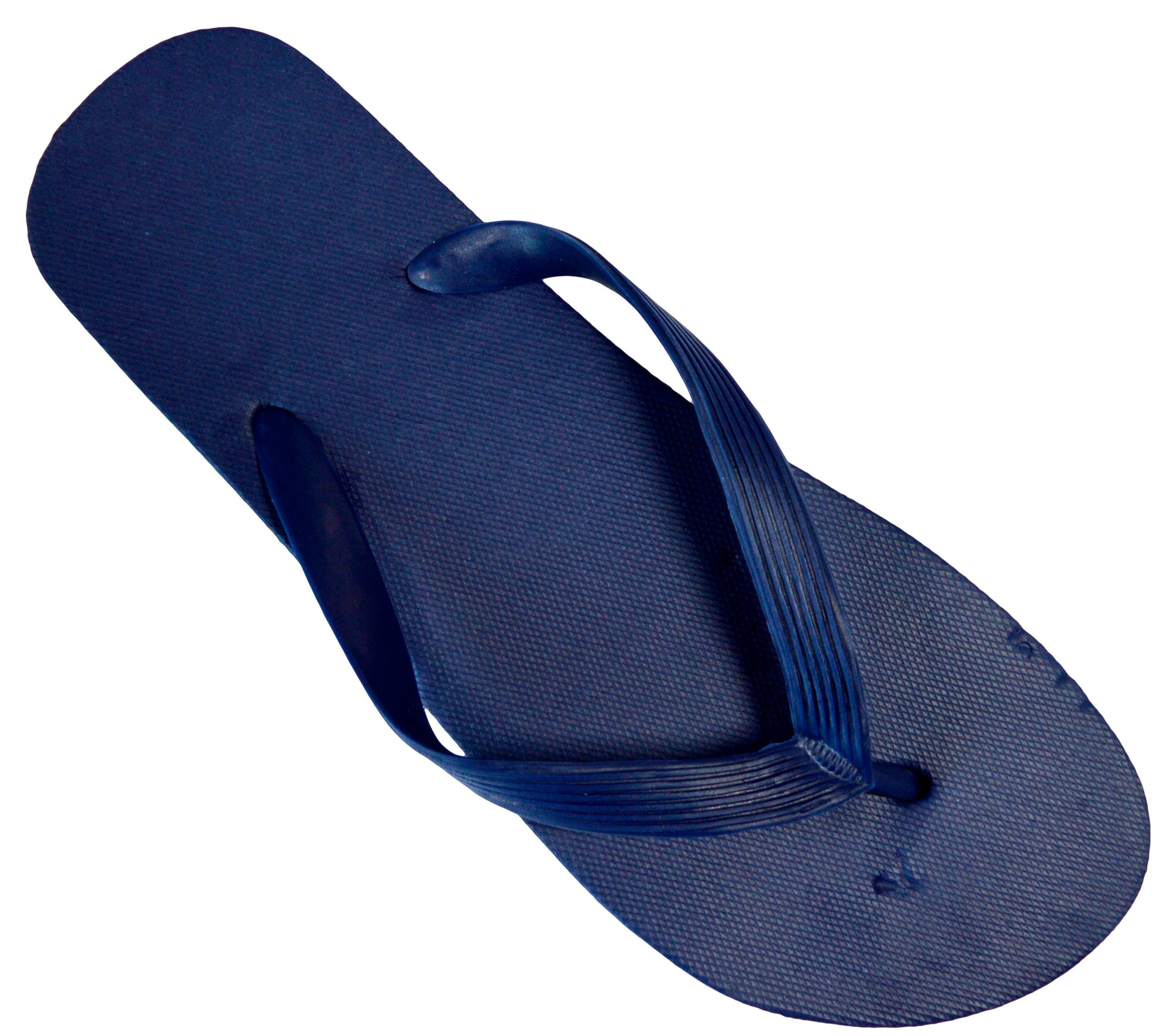 OCTAVE Mens Flip Flops Solid Plain Design Navy