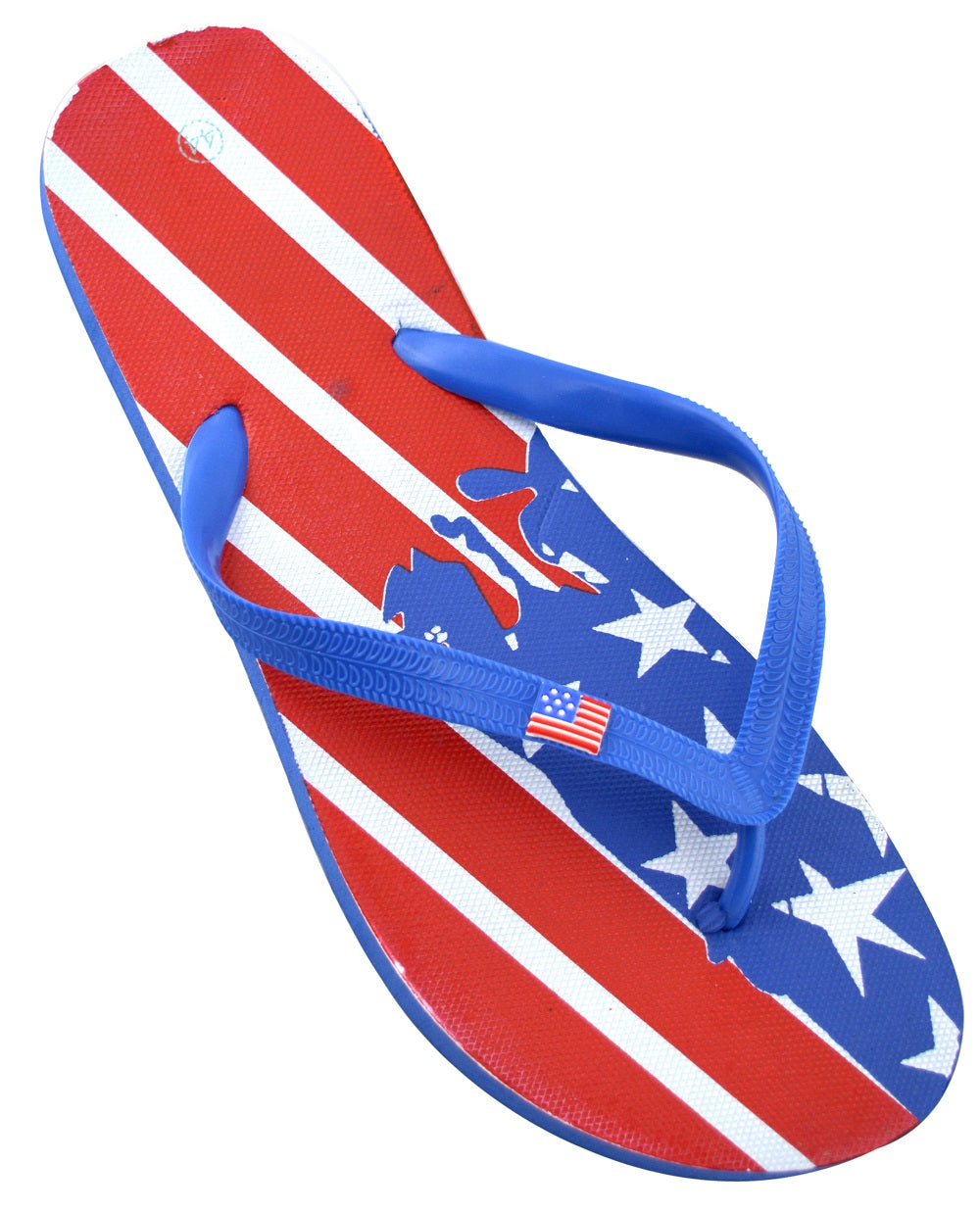 OCTAVE Mens Flip Flops - American Abstract Flag Design