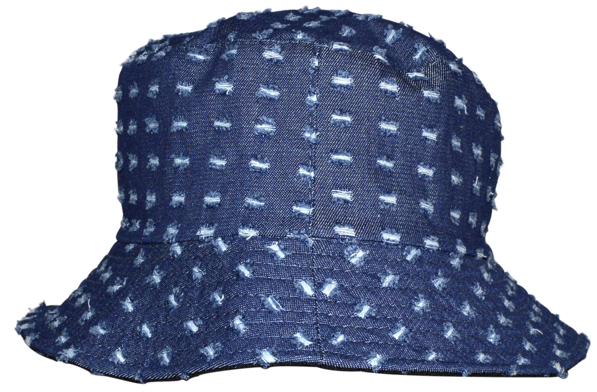 OCTAVE Reversible Bucket Hat - Navy Knit/Black