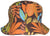 OCTAVE Reversible Bucket Hat - Orange Leaf Print/Stone