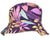 OCTAVE Reversible Bucket Hat - Purple Leaf Print/Stone