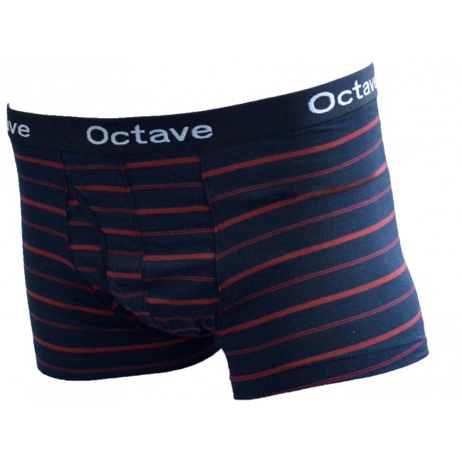 Octave® Mens Designer Striped Boxer Shorts Gift Boxed - Pack of 2