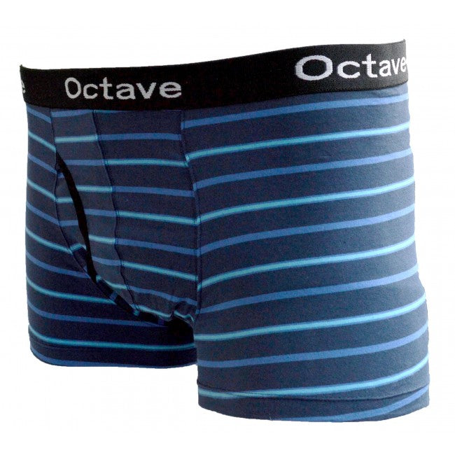 Octave® Mens Designer Striped Boxer Shorts Gift Boxed - Pack of 2