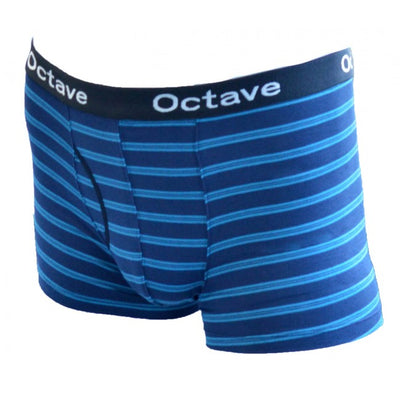 Octave® Mens Designer Striped Boxer Shorts Gift Boxed - Pack of 2