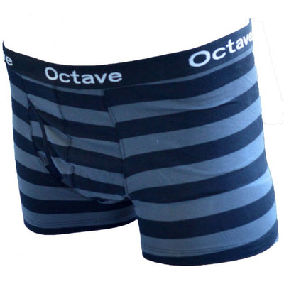 Octave® Mens Designer Striped Boxer Shorts Gift Boxed - Pack of 2