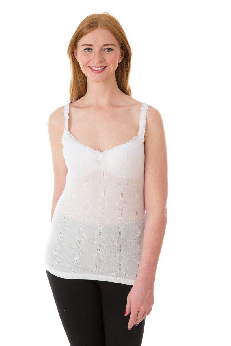 Octave® Womens Thermal Underwear Sleeveless Camisole Vest