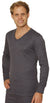 Octave® Mens Thermal Underwear Long-Sleeve V-Neck Vest