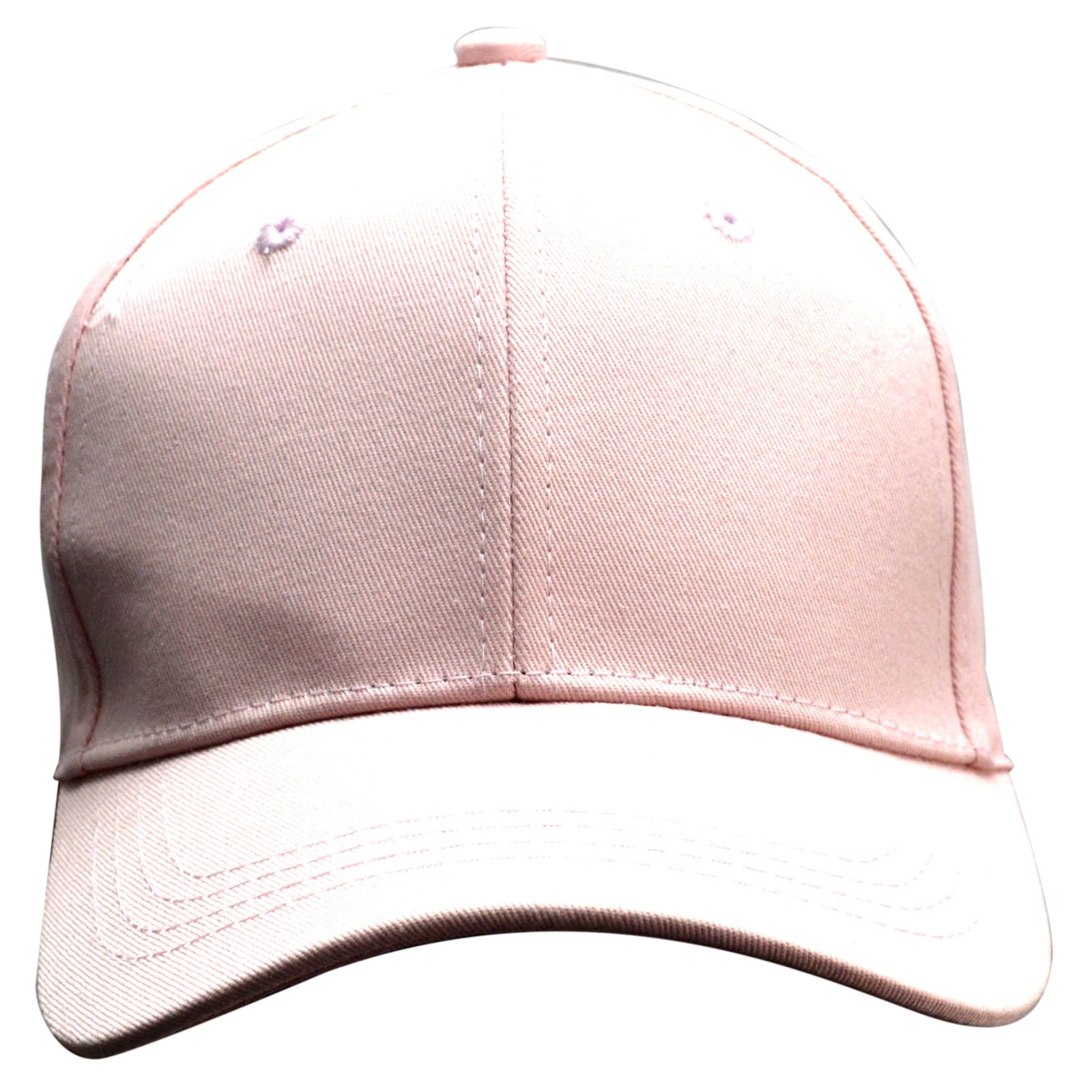 OCTAVE Unisex Baseball Cap Hat - Curved Peak Adjustable Metal Buckle - Pink