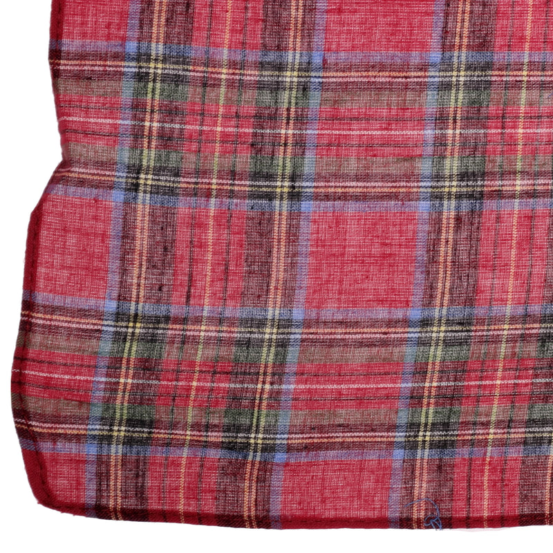 OCTAVE Mens 100% Cotton Tartan Print Handkerchiefs - Gift Boxed 6 Pack - Perfect Gift Idea