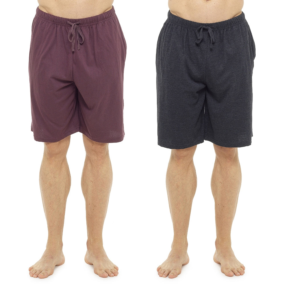 Octave Mens Soft Cotton Lounge Shorts - Pack of 2