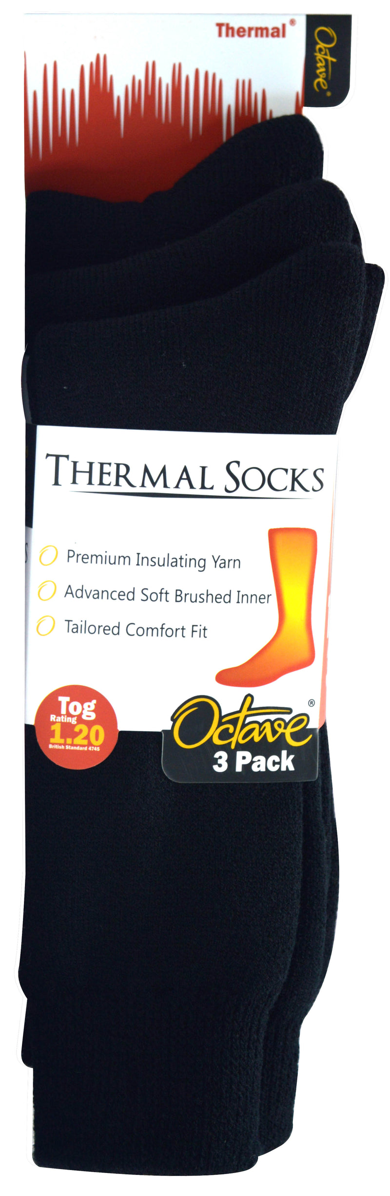 OCTAVE Mens Thermal Socks - 1.2 TOG