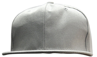 OCTAVE Unisex Baseball Cap Hat - Plastic Snap Strap Closure - Grey