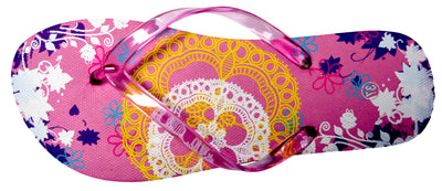 OCTAVE Ladies Summer Beach Wear Flip Flops Collection - Lace Design