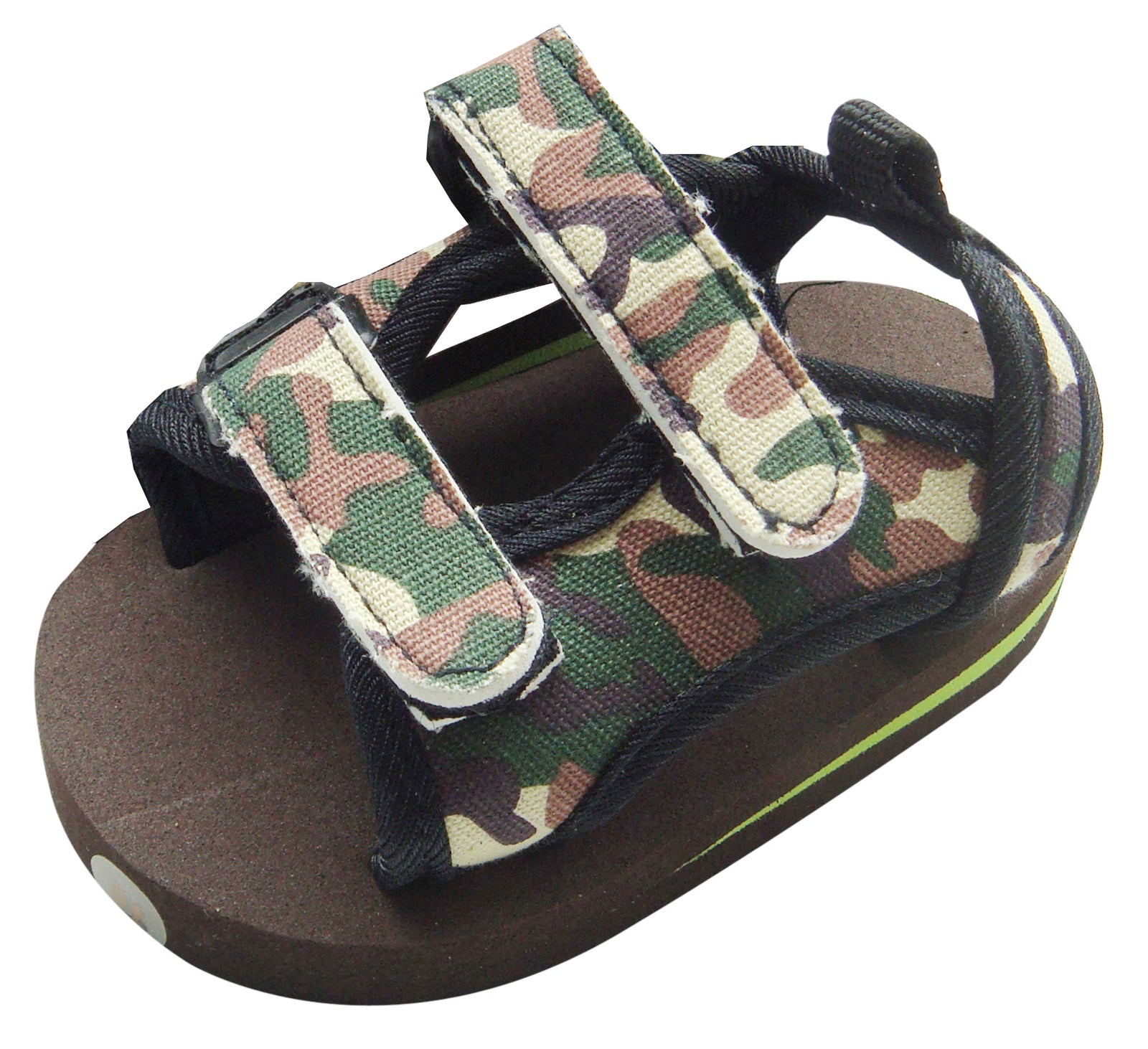 MABINI Baby Boys Army Style Canvas Strap Summer Twin Hook & Loop Fastener Eva Sandals