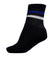 RP Collections Black Striped Kids Sports Socks - Pack of 3