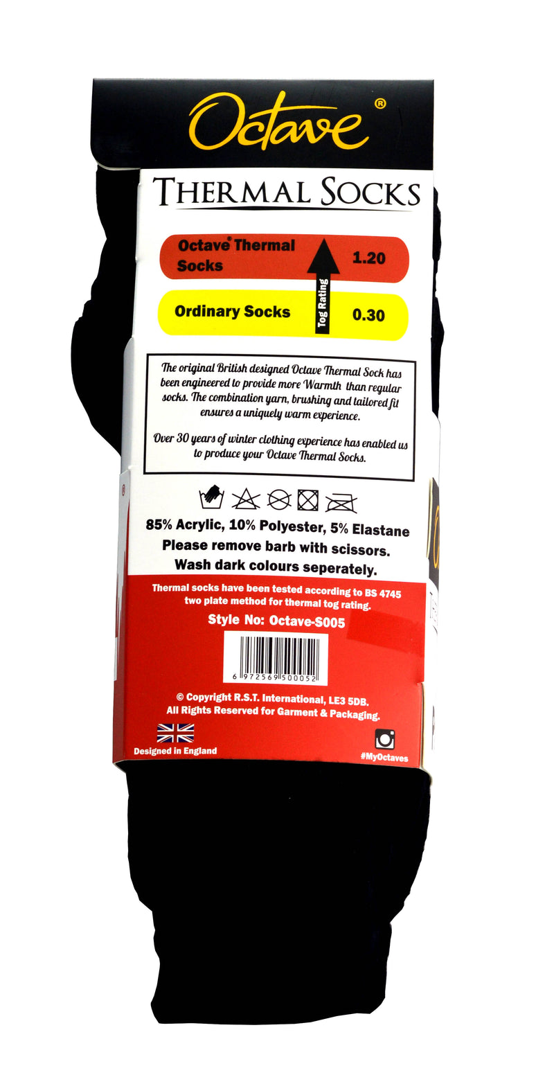 OCTAVE Mens Thermal Socks - 1.2 TOG