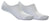 OCTAVE Unisex Plain Invisible Trainer Liner Socks - 2 Pack White