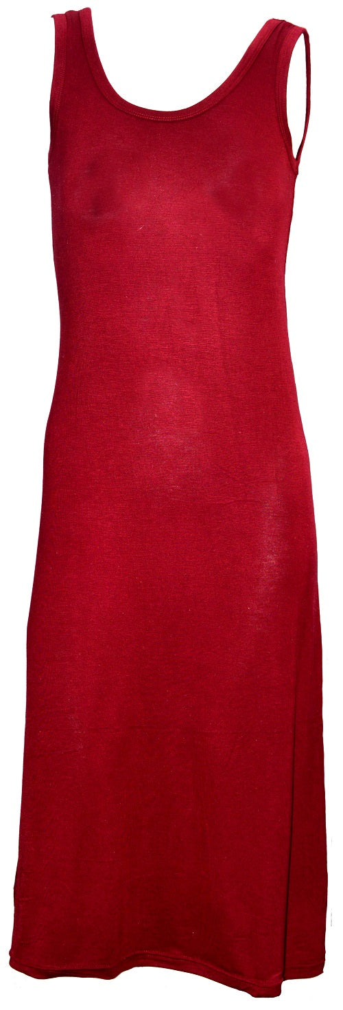 OCTAVE Ladies Maxi Dress - Red