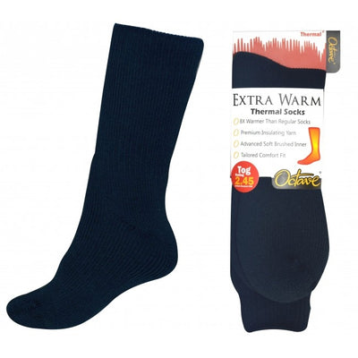 Octave® Mens Extra Warm Thermal Socks 2.45 Tog - Navy