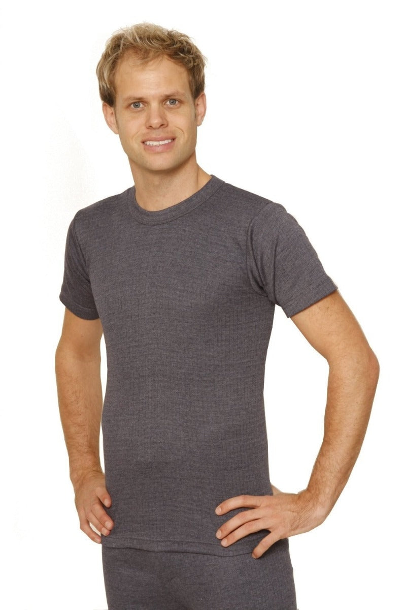 OCTAVE Mens Thermal Underwear Short Sleeve T-Shirt / Vest / Top - British  Thermals