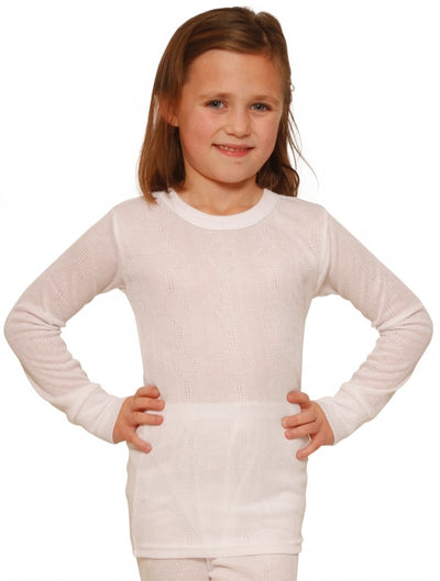 Octave® Girls Thermal Underwear Long-Sleeved Vest